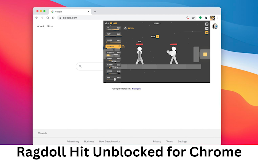 Ragdoll Hit Unblocked screenshot