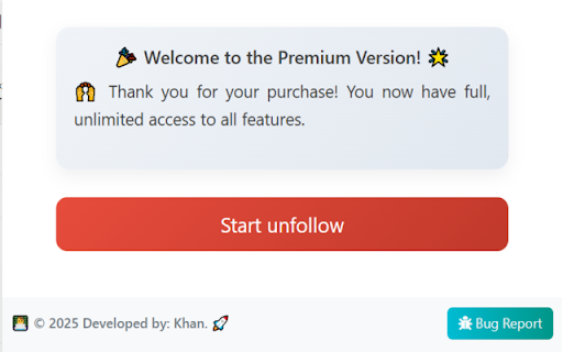 Linkedin Bulk Unfollow 2026 screenshot