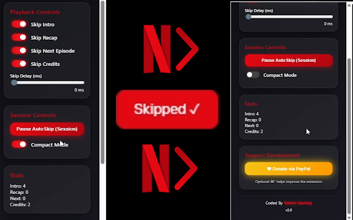 Netflix AutoSkip PRO screenshot
