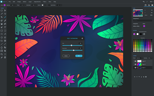 Sumopaint - Online Image Editor screenshot