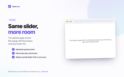 Echo360 Speed Keeper screenshot
