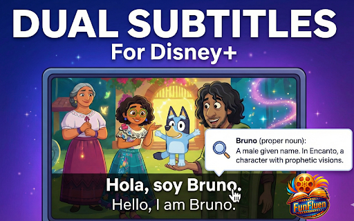 Disney+ Subtitles & Dictionary screenshot