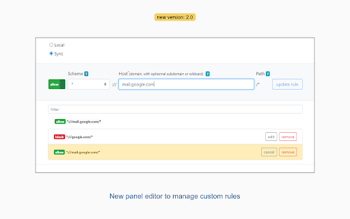 Quick Javascript Switcher screenshot