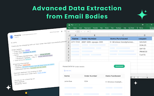 MailTwig – Export Emails, AI Data Parsing & Mail Merge screenshot