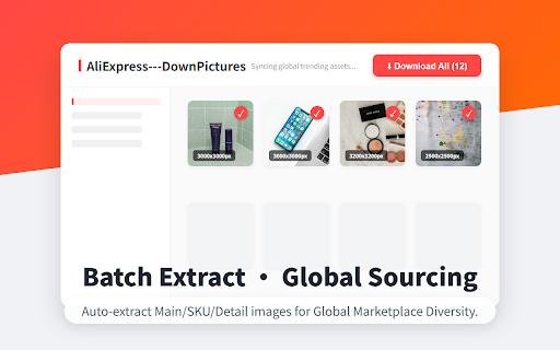 E-commerce & Social Image Video Downloader - Bulk Saver screenshot