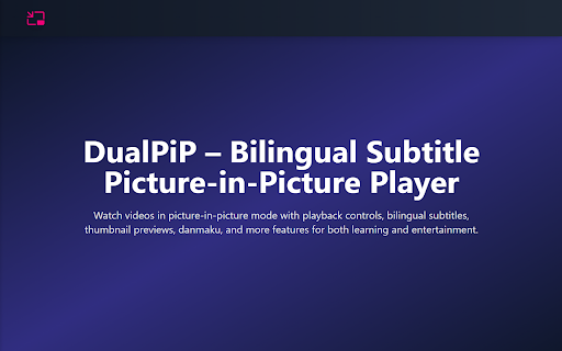 DualPiP – PiP Player | ASR Live Captions · Subtitles & AI Translation screenshot