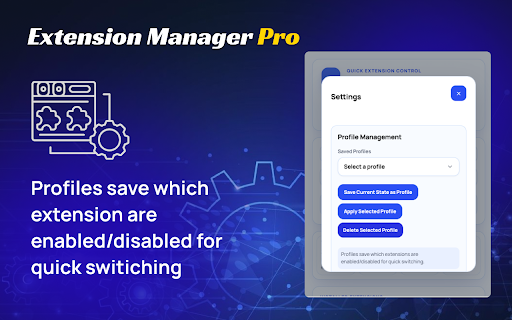 Extension Manager Pro screenshot