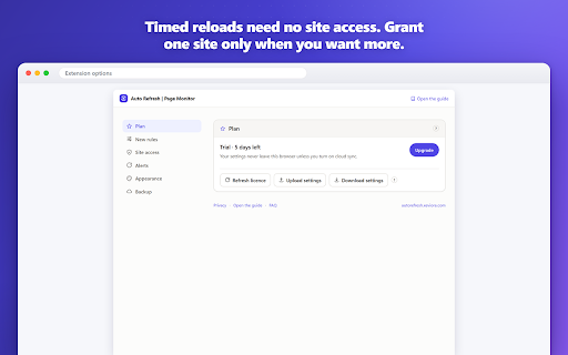 Auto Refresh | Page Monitor screenshot
