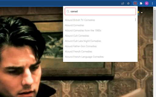 FindFlix : see Netflix hidden categories [QVI] screenshot