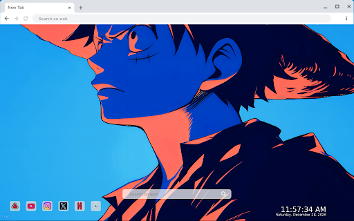 Luffy Cool Silhouette - One Piece Live Wallpaper screenshot