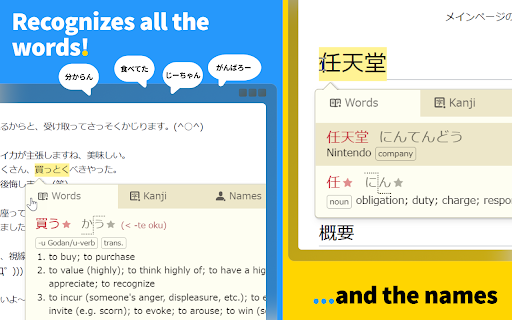 10ten Japanese Reader (Rikaichamp) screenshot