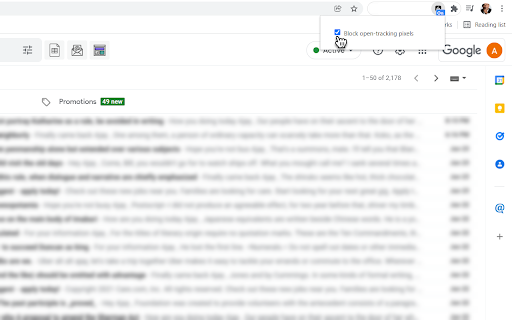 Tracker Blocker: Stop trackers in emails screenshot
