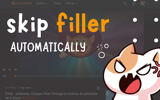 AnimeNoFiller - Crunchyroll screenshot