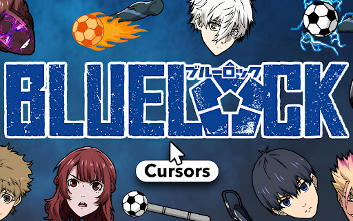 Blue Lock Cursor ★ Custom Cursor for Chrome™ screenshot
