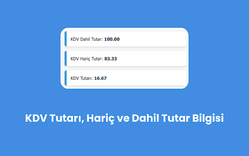 KDV Hesaplayıcı screenshot