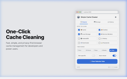 Simple Cache Cleaner screenshot