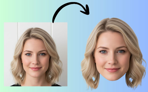 AI Face Cutout - Free Online Tool screenshot