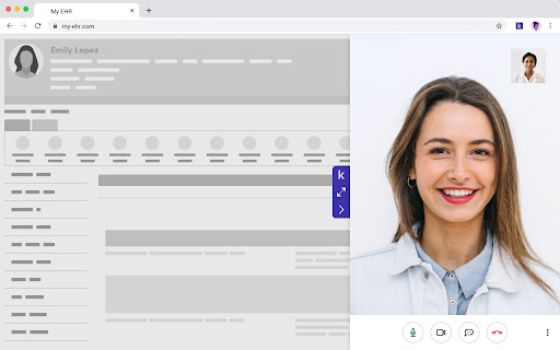 Klara Chrome Extension screenshot