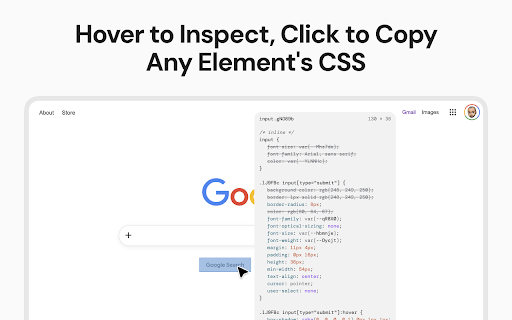CSS Viewer - Inspect & Copy Any Element's CSS screenshot