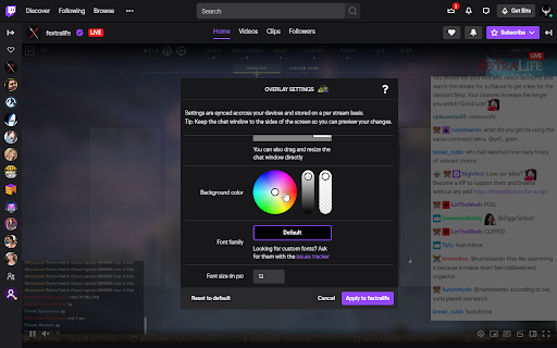 Anu Twitch Chat Overlay screenshot