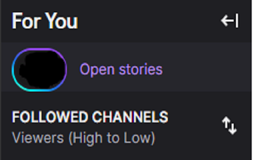 Remove Twitch Stories screenshot