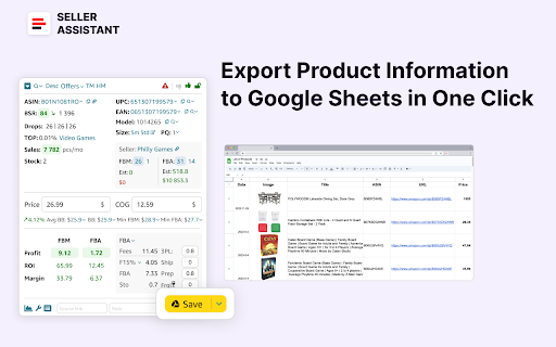 Seller Assistant — Amazon Product Research Tool screenshot