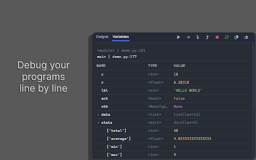 Python Playground screenshot