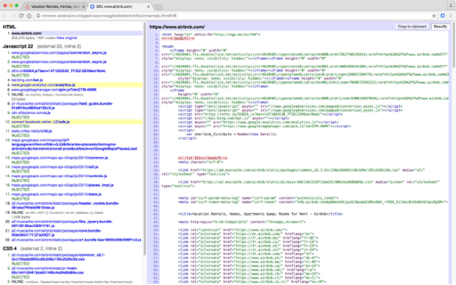 Quick source viewer screenshot