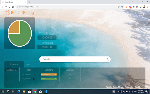 BudgetBuddy screenshot