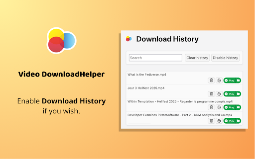 Video DownloadHelper screenshot