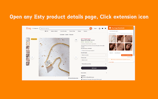 Etsy Image Downloader screenshot
