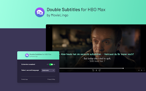 Double Subtitles for HBO Max by MovieLingo screenshot