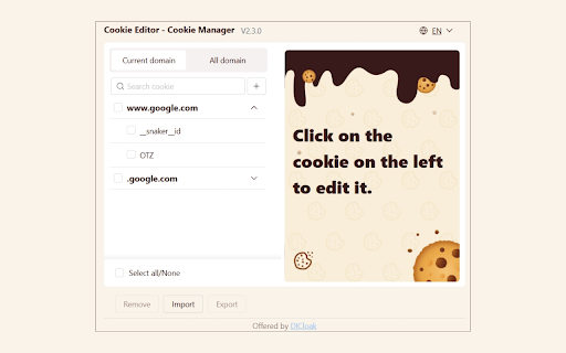 Cookie Editor - Cookie Manager screenshot