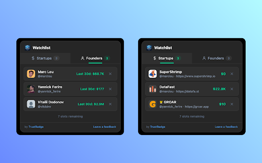 TrustBadge screenshot