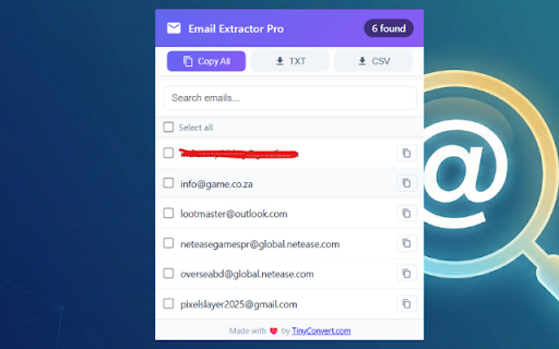 Email Extractor Pro – Advanced Email Finder screenshot