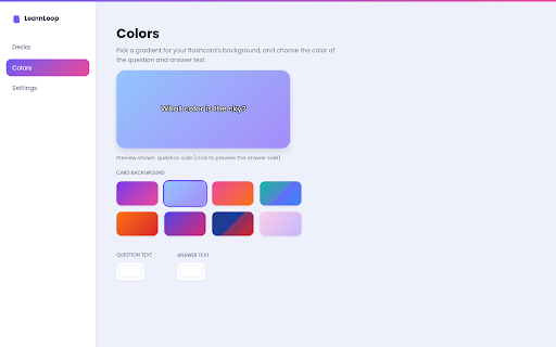 Learnloop - Flashcards While Browsing screenshot