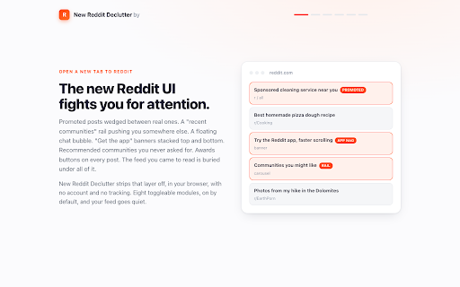 New Reddit Declutter — Clean Reddit, Hide the Clutter screenshot