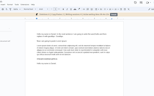 Revision History: Writing Process Visibility for Google Docs & Slides screenshot