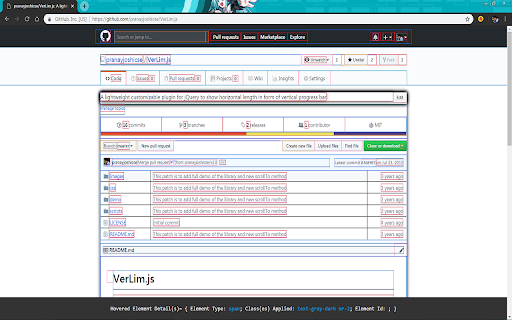 Debug CSS screenshot