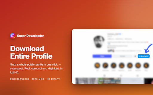 Super Downloader for Instagram — Download Photos, Videos, Reels & Stories screenshot