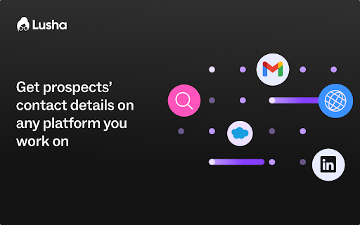 Lusha - Easily find B2B contact information screenshot