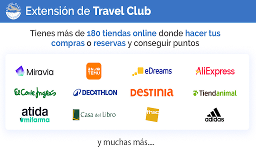 Compras online Travel Club screenshot