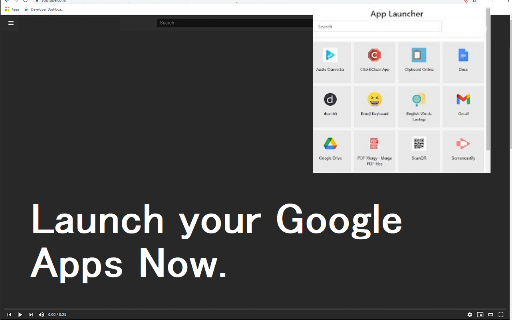 Apps Launcher for Google Chrome™ screenshot