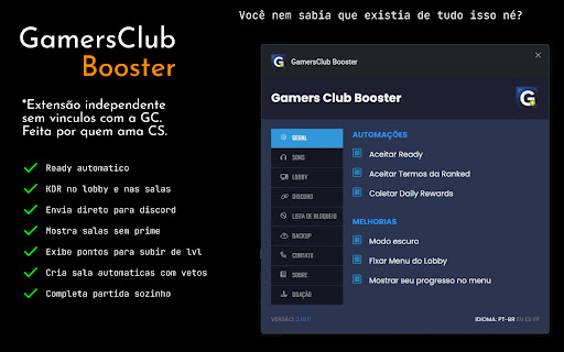 GamersClub Booster screenshot