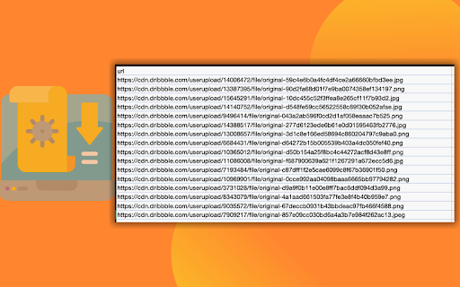 Dribbble Image Downloader screenshot