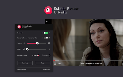 Subtitle Reader for Netflix screenshot