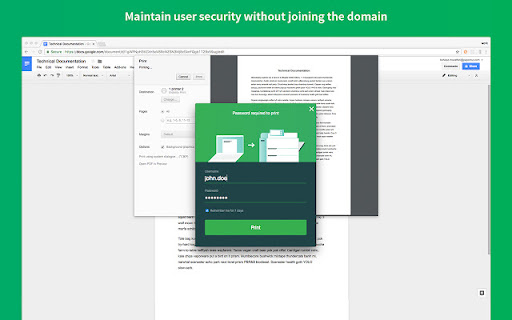 Mobility Print screenshot