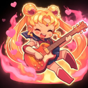 Sailor Moon Chibi Rock Star Live Wallpaper icon