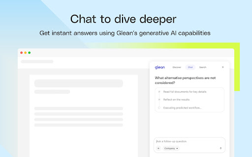 Glean screenshot