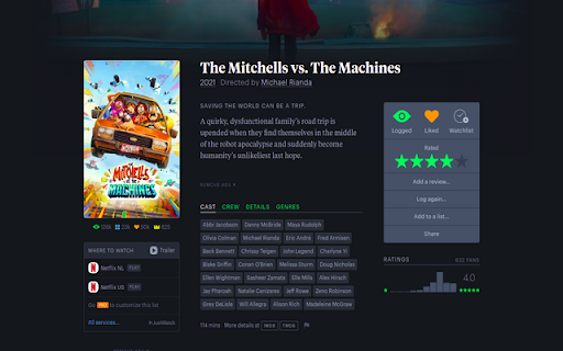 Letterboxd Top 2000 screenshot